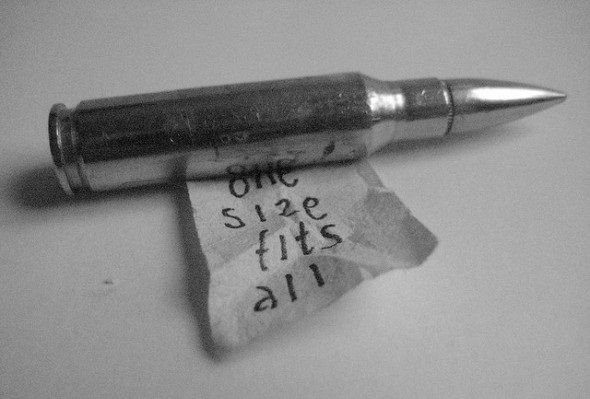 note that says 'one size fits all' - Budgeting: The One-Size-Fits-All Plan