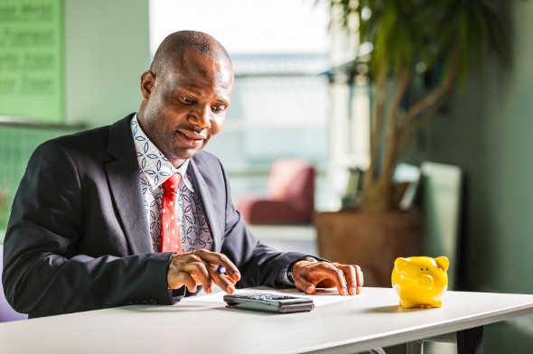 An advisor reviewing what is the standard deduction.