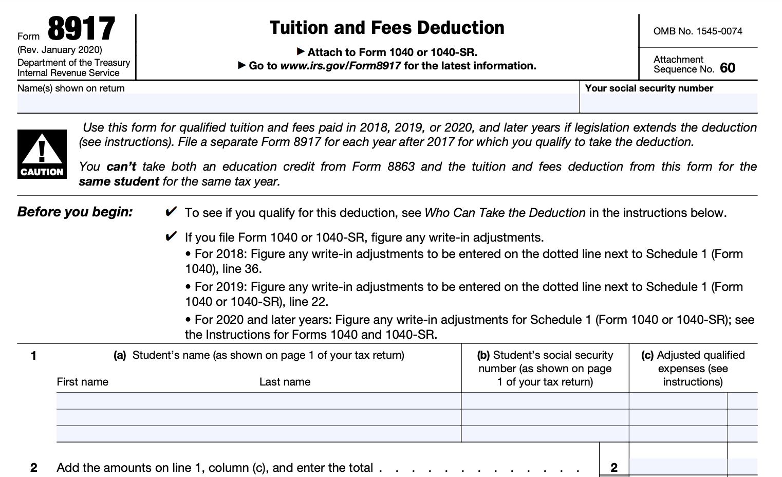 SmartAsset: A Guide to Filling Out Form 8917