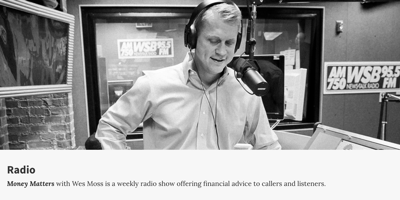 Wes Moss: Financial Expert Profile