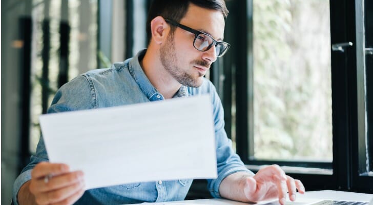 An individual researching the right wealth manager for his financial situation.