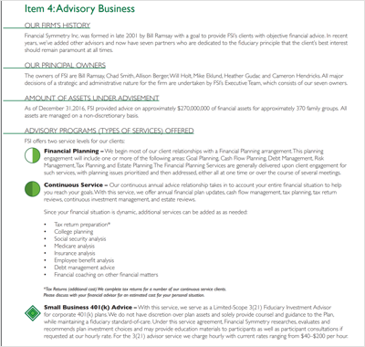 Form ADV: What It Is and How to Read It