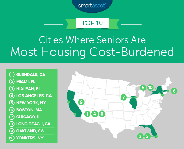 where seniors are housing cost-burdened