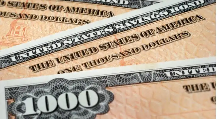 A stack of paper currency.