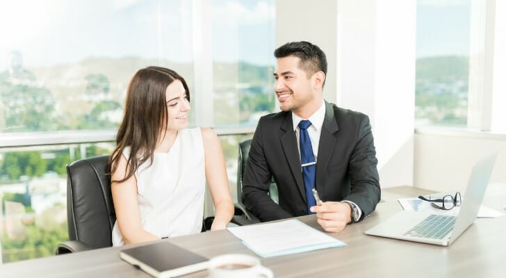 Two advisors discuss Social Security Form SSA-89.