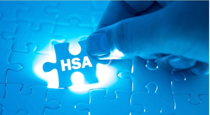 A puzzle piece reading "HSA."