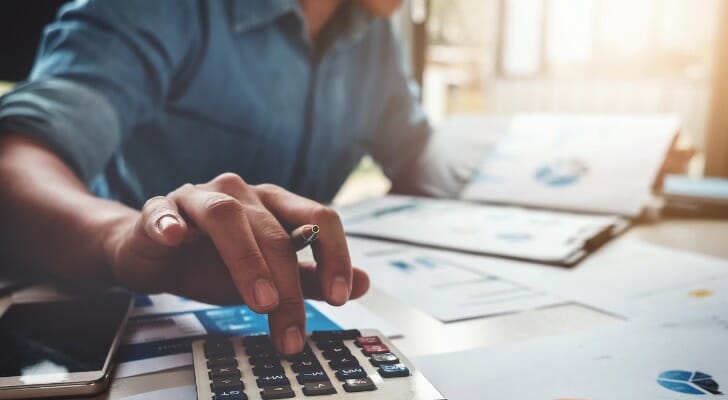 An investor calculating beta.