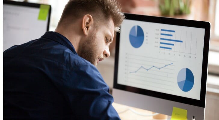 An investor uses beta to make an investment decision.