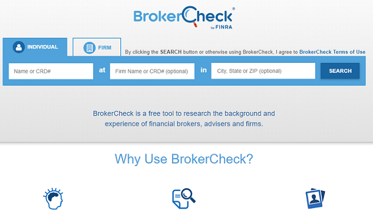 FINRA brokercheck