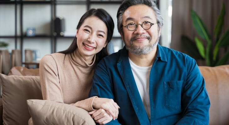 A happy couple, having decided to establish a marital trust.
