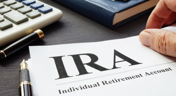 Top corner of IRA document that breaks down specific rules.