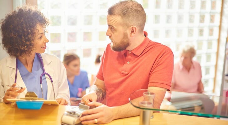 You have to hit your insurance deductible before your insurance will start contributing.