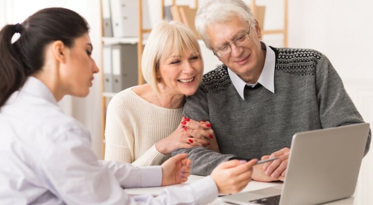 Clients meet with their wealth strategist.