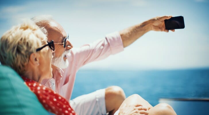 A couple enjoying their retirement.