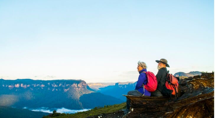A couple who decided to retire in Australia.