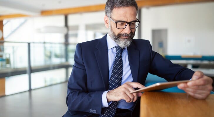 An investor reviewing management fees for his investment portfolio.