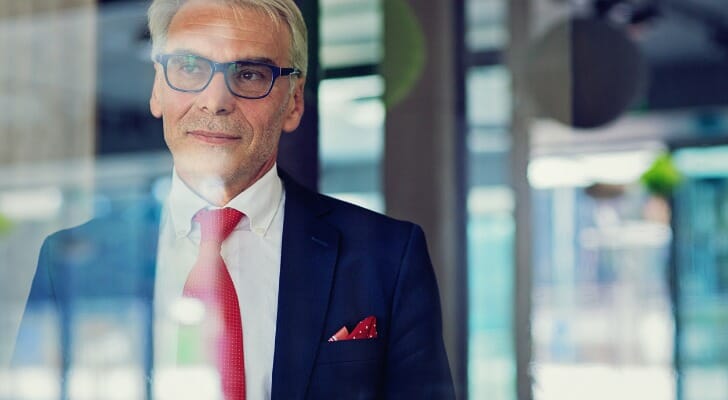 An investor considering asset management services.