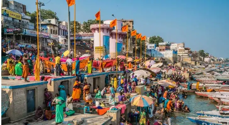 The Ganges River. While there's no retirement visa in India, the country offers a vast array of visas.