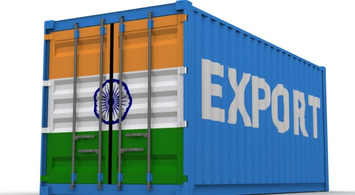 A shipping container