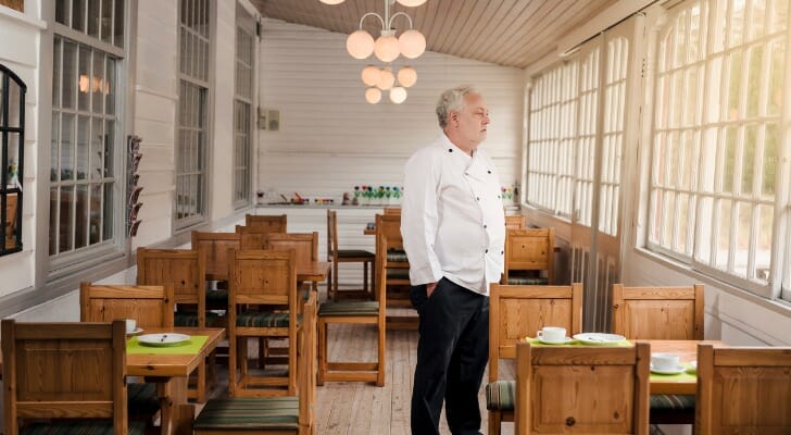 A man in his empty restaurants will need to look into available Kentucky relief programs.