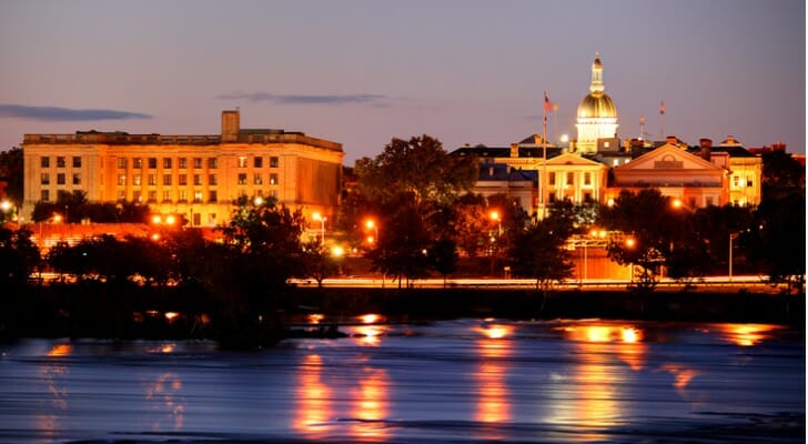 New Jersey state capitol.