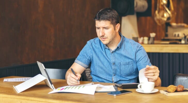 Owner of a small business mulls bankruptcy.