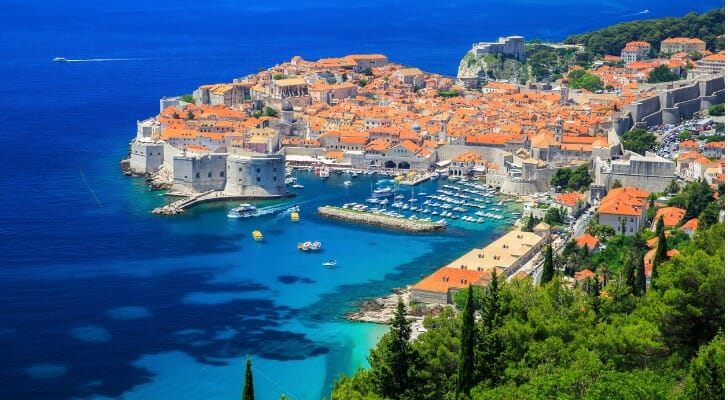 Dubrovnik, Croatia. Croatia is a popular retirement destination for American retirees.