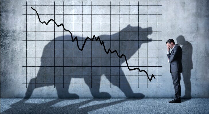 A bear market is one in decline.