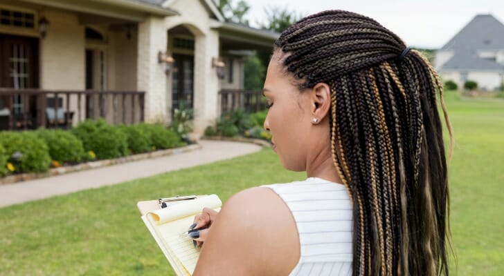 A real estate investor evaluating a prospective property for a 1031 exchange.