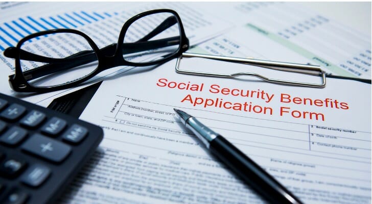 Social Security application form