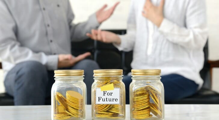 A couple discuss what to do with a $50k inheritance.