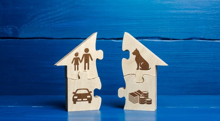 House puzzle split down the middle