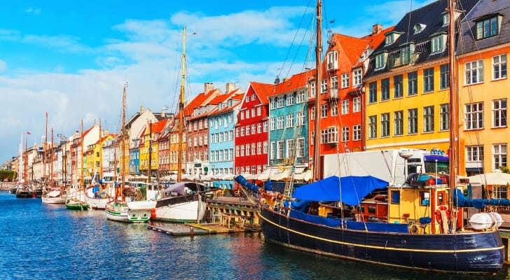 Fishing boats in Copenhagen.
