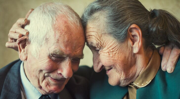 An elderly couple