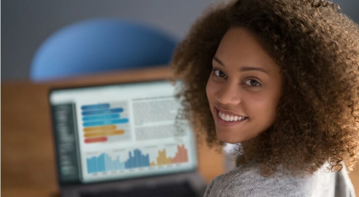 An investor reviews her portfolio.