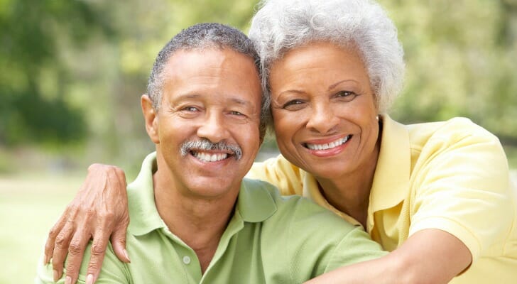 Elderly black couple