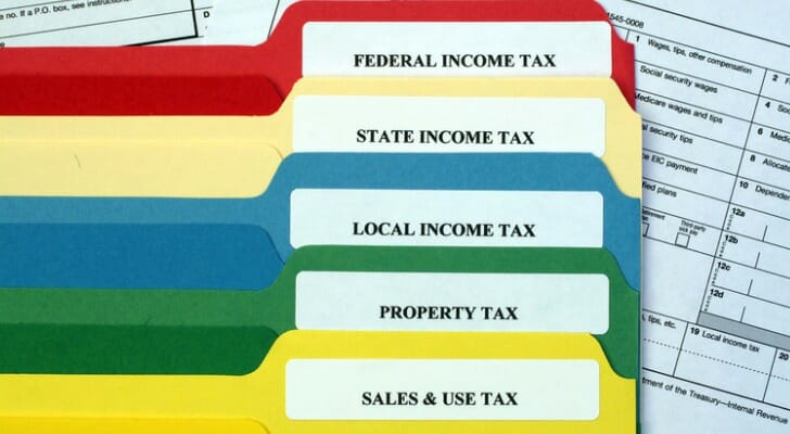 File folders for taxes