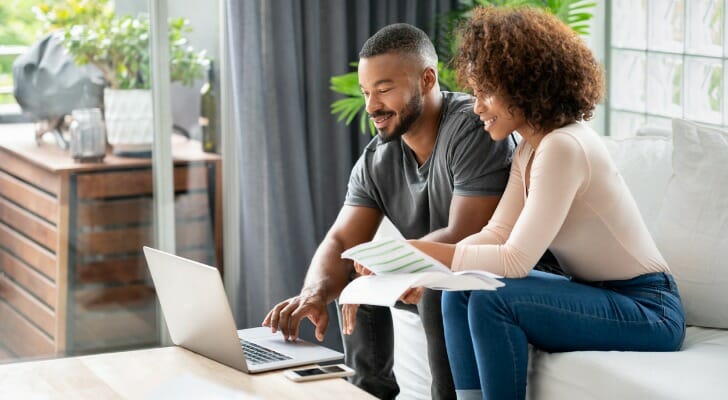 A couple uses the dividend growth model.