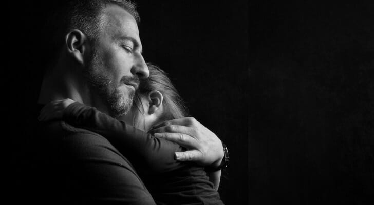 Father and adopted child