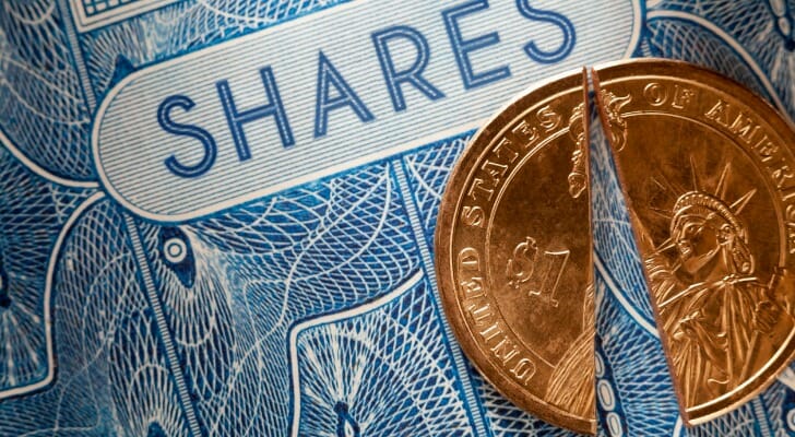When a stock splits, existing shareholders get additional shares.