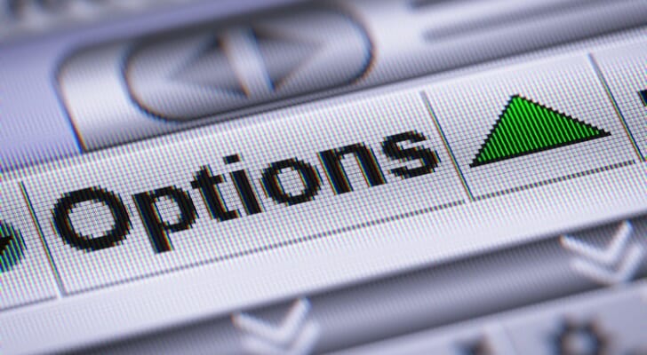 "OPTIONS" tab on a keyboard