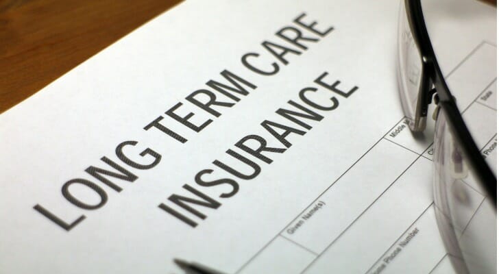 Long-term care insurance document
