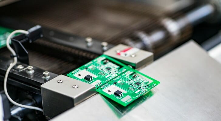 Image shows a semiconductor being produced. The COP26 climate change conference has put a renewed spotlight on green investments.