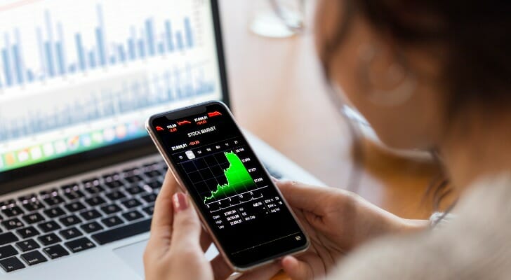 Young female investor