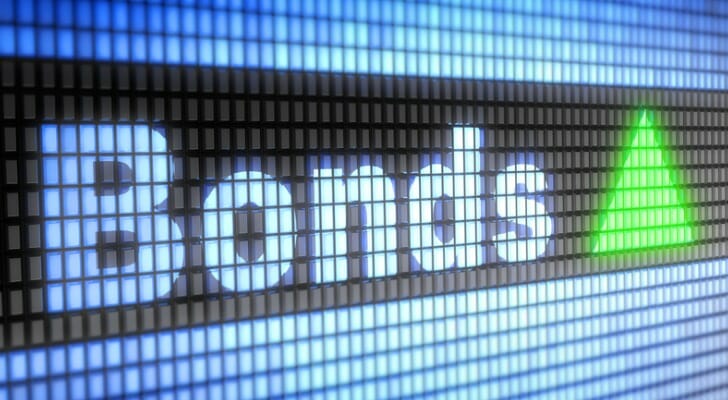 "Bonds" displayed on a digital board