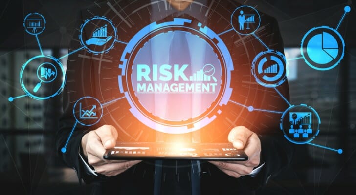 Screen displaying "RISK MANAGEMENT"