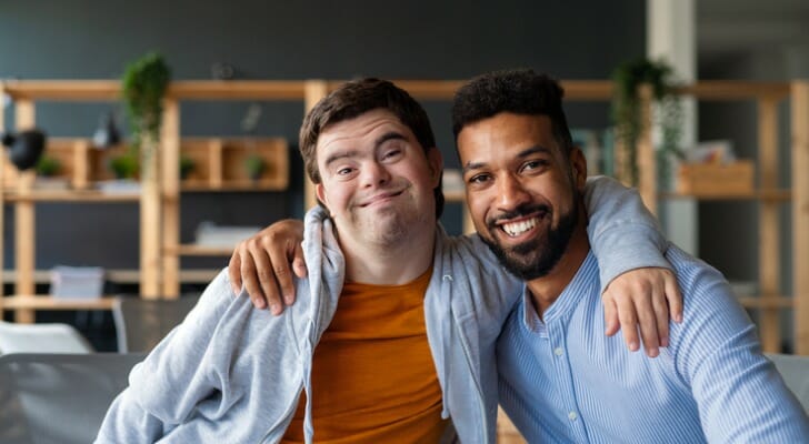 Young man with Down Syndrome