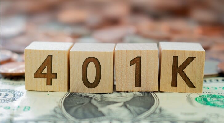 Blocks spelling out "401(k)."