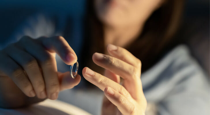 A women with a high net worth, going through with divorce.