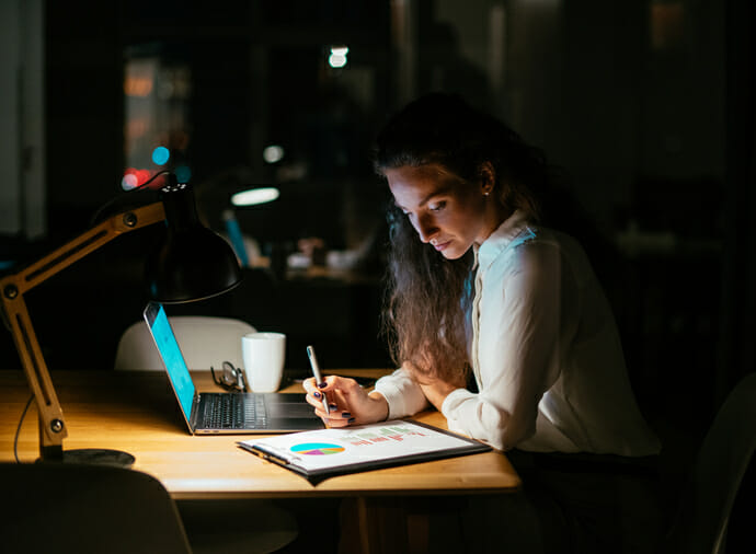 A woman reviews how much interest $10,000 earns in a year.